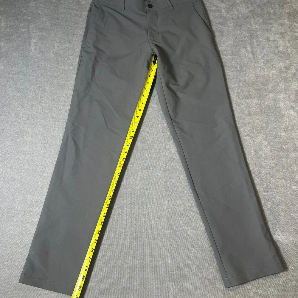 Banana Republic Mens Core Temp Slim Fit Pants Gray 30x32 Performance Trousers